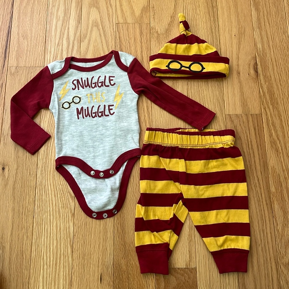 Harry Potter 0-3 Month Outfit